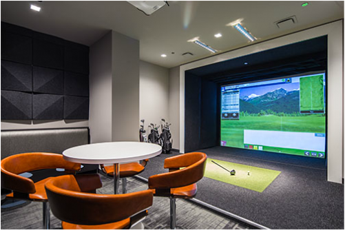 222 S Riverside Plaza Game Room and Golf Simulator